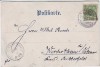 VERKAUFT !!!   AK Schützen-Gruß aus Cöthen Köthen Schütze Gewehr Wappen 1900 RAR