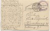 VERKAUFT !!!   AK Schwerin Großherzogl. Schloß Stempel Kriegsgefangenenlager Güstrow Feldpost 1918