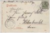 AK Saalfeld in Thüringen Ortsansicht mit Brücke 1905