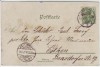 AK Gruss aus Dessau Erbprinzen-Palais 1904