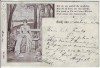 Künstler-AK Gruß aus ... Frau auf Bank Gedicht 1900
