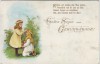 AK Gottes Segen zum Geburtstage 2 Kinder Gedicht 1910