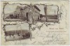 AK Gruss aus Kölln Etablissement Waldesruh H. Meyn bei Elmshorn 1900 RAR