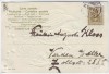 Präge-AK Fröhliche Pfingsten 2 Maikäfer Blumen Herz in Gold 1904