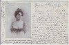 Künstler-AK Gruss aus ... Freundschaft ist das kostbarste Juwel Frau mit Dekolleté 1900