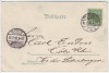Litho Gruss aus Triberg im Schwarzwald Wasserfall Tracht Ortsansicht 1897
