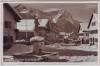 AK Foto Garmisch-Partenkirchen Sonnenbergstraße im Winter mit Brunnen 1954