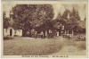 AK Blockhaus auf dem Taubenberg mit Menschen 895 m bei Warngau Oberbayern 1928