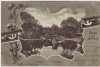 AK Passepartout Gruss aus Bitburg Burgweiher Waisenhaus 1902 RAR