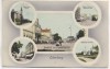 AK Oderberg Bohumín Bahnhof mit Nordbahnstraße 5 Abbildungen Schlesien Tschechien Feldpost 1917 Sammlerstück RAR