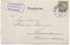 Künstler-AK Ruinen der Reichsveste Trifels Wappen mit Adler Stempel Posthilfstelle Trifels Taxe Annweiler 1905