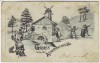 AK Gruss von der Altweibermühle Humor 1900