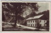AK Foto Gabrielahütten Gabrielina Huť Natzschungstal Gasthaus zur Böhm. Schweiz bei Olbernhau Kalek Landpoststempel Wernsdorf Böhmen Tschechien 1940 RAR