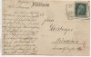 AK Gruss von der Bischofsmühle Sägewerk b. Schwarzenbach am Wald Rodachtal Frankenwald Zugstempel 1911 RAR
