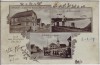 VERKAUFT !!!   AK Gruß aus Oberenzen Oberentzen Schule Ill Wirtschaft bei Ensisheim Haut-Rhin Elsass Frankreich 1919 RAR