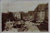 AK Foto Augsburg Königsplatz mit Annastrasse Straßenbahn 1930