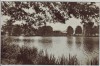 AK Foto Frankenberg in Sachsen Schilfteich mit Bootshaus 1960