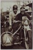AK Foto Hans Schumann Rennfahrer Motorrad Seitenwagen Auto-Union DKW 1937