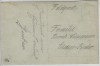 VERKAUFT !!!   AK Foto 2 Soldaten in Uniform und Bajonett 1. WK Feldpost 1914