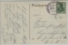 AK Johanngeorgenstadt Markt mit Kriegerdenkmal Bahnpost 1914