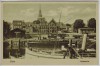 VERKAUFT !!!   AK Stade Alter Hafenpartie mit Schiff Niedersachsen 1920