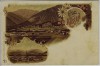 Litho Gruss aus Kössen in Tirol Kitzbühel Österreich 1900 RAR
