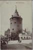 AK Riga Pulverturm mit Menschen Feldpost Lettland 1917