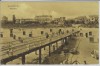 AK Ostseebad Ahlbeck Panorama auf Steg Häuser 1908