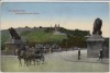 AK Würzburg Ludwigsbrücke mit Käppele Pferdekutsche 1910