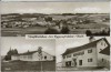AK Mehrbild Taufkirchen bei Falkenberg Eggenfelden Schule Geschäft Total Niederbayern 1960