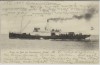 AK Gruss vom Bord des Salondampfers Frisia Schiff Werft Janssen & Schmilinsky Højer Sogn Hoyer Nordschleswig 1904 RAR