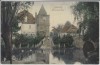 AK Loburg Partie am Münchentor mit Kindern Möckern 1908 RAR