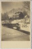 AK Foto Dorfchemnitz Blick auf das Blindenheim im Winter 1950