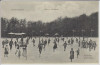 AK Eisbahn Waldau viele Menschen Stuttgart Degerloch 1906 RAR