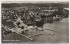 AK Foto Fährehafen Konstanz-Staad Luftbild 1954