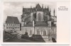 AK Foto Osnabrück Markt mit Rathaus und Marienkirche 1950