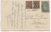 AK Garmisch-Partenkirchen Frühlingstrasse Inflation Frankatur 3 Marken 1923