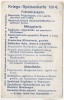 VERKAUFT !!!   AK Kriegs-Speisekarte Bayrische Prügelsuppe ... 1.WK Weltkrieg 1914
