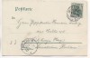 AK Gruss aus dem Saalethal Liedkarte Giebichenstein b. Halle 1903