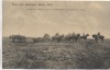 AK Gruß vom Schießplatz Wahn Rheinland Bespannte Batterie schwerer Feldhaubitzen in Paradestellung b. Köln Soldatenkarte 1909