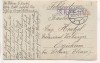 AK Glückliches Neujahr Soldat mit Gewehr und Pickelhaube an Frau denkend Hufeisen Feldpost Allenstein 1915