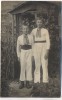 AK Foto 2 Jungen in Tracht Lützen 1913