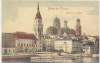 AK Gruss aus Passau Rathaus und Dom 1910