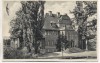 AK Foto Schloß Coswig mit Fahne N.S.V. Müttererholungsheim 1936