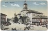 AK Lublin Magistrat mit Pferdekutschen und Menschen Polen 1910