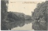 VERKAUFT !!!!!     AK Halle a. S. Partie an der Wilden Saale an der Überfahrt Peissnitz Heideweg 1912 RAR