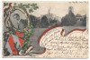 VERKAUFT !!!   AK Waldenburg Sachsen Schloss mit Wappen Fürst v. Schönburg 1903 RAR