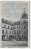AK Cüstrin Küstrin Schloss Kasernenhof mit Denkmal des Kurfürsten Kostrzyn nad Odrą Neumark Polen Feldpost 1918