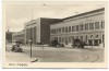 AK Foto Berlin Ostbahnhof mit Autos und Straßenbahn 1954