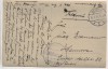 VERKAUFT !!!   AK Foto Gotha Soldat Flieger vor Gebäude Feldpost 1917